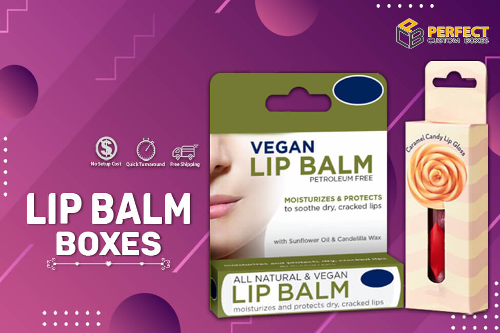 Lip Balm Boxes with an Attractive Color Scheme